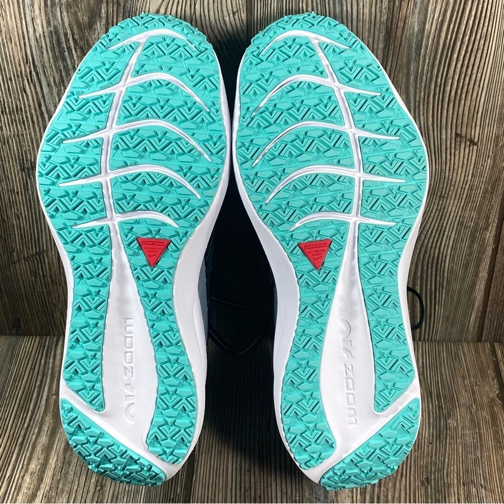 Nike Winflo 7 Run Shield Women's Size 9.5 Black, Gray, Green Running Shoes - Picture 16 of 16